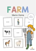 Aperçu - Jeux - Farm / Ferme: Memo Game (Jeu pour le cours d'anglais) - Page de couverture