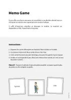Aperçu - Jeux - Farm / Ferme: Memo Game (Jeu pour le cours d'anglais) - Page 1