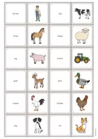 Aperçu - Jeux - Farm / Ferme: Memo Game (Jeu pour le cours d'anglais) - Page 2