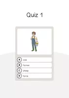 Aperçu - Jeux - Farm / Ferme: Vocabulary Quiz (Jeu de questions pour le cours d'anglais) - Page 3