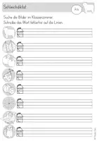 Vorschau - Arbeitsblätter - Schleichdiktat Klasse 1 Buchstabe Ä /ä - Seite 3