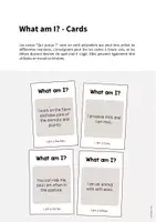 Aperçu - Jeux - Farm / Ferme: What am I? - Cards (Jeu pour le cours d'anglais) - Page 1