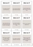Aperçu - Jeux - Farm / Ferme: What am I? - Cards (Jeu pour le cours d'anglais) - Page 3