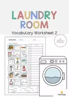 Aperçu - Fiches - Laundry Room / Buanderie: Vocabulary Worksheet 2 (Fiche d'exercices d'anglais) - Page de couverture