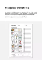 Aperçu - Fiches - Laundry Room / Buanderie: Vocabulary Worksheet 2 (Fiche d'exercices d'anglais) - Page 1