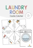 Aperçu - Jeux - Laundry Room / Buanderie: Cootie Catcher (Jeu pour le cours d'anglais) - Page de couverture