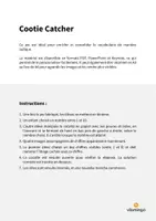 Aperçu - Jeux - Laundry Room / Buanderie: Cootie Catcher (Jeu pour le cours d'anglais) - Page 1