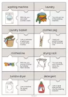 Aperçu - Jeux - Laundry Room / Buanderie: Puzzle (Puzzle pour le cours d'anglais) - Page 2