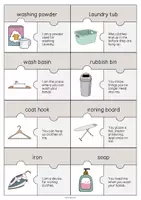 Aperçu - Jeux - Laundry Room / Buanderie: Puzzle (Puzzle pour le cours d'anglais) - Page 3