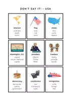 Vista previa - Juegos / Gamificación - Don't say it – USA / English Game / EFL ESL - página 1