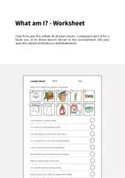 Aperçu - Cartes d'exercices - Laundry Room / Buanderie: What am I? - Worksheet (Fiche d'exercices d'anglais) - Page 1