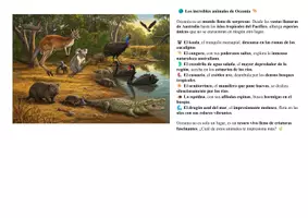 Vista previa - Manualidades / Dibujos para colorear - Animales de Oceanía Aprende y colorea - página 2