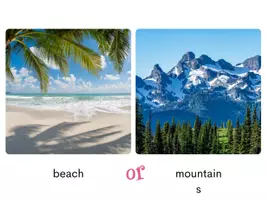 Vista previa - Juegos / Gamificación - SUMMER HOLIDAYS: This or That? Cards & Presentation / Speaking Activity / Dicussing/ ESL EFL - página 3