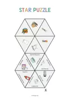 Aperçu - Jeux - Laundry Room / Buanderie: Star Puzzle (Jeu pour le cours d'anglais) - Page 2