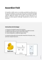 Aperçu - Fiches - Bathroom / Salle de bain: Accordion Fold (Jeu pour le cours d'anglais) - Page 1