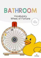 Aperçu - Jeux - Bathroom / Salle de bain: Vocabulary Wheel of Fortune (Roue de la chance pour le cours d'anglais) - Page de couverture