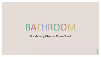 Aperçu - Jeux - BATHROOM: Pack XXL de ressources pour les cours d’anglais (Salle de bain) - Page 1