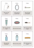 Aperçu - Jeux - Bathroom / Salle de bain: I have..., who has...? (Jeu pour le cours d'anglais) - Page 3