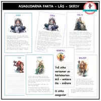 förhandsvisning - Asagudarna faktablad - försättsblad
