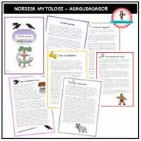 förhandsvisning - Nordisk mytologi - gudasagor - försättsblad