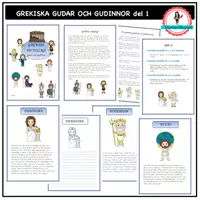 förhandsvisning - Grekisk mytologi - del 1 - försättsblad