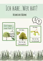 Vorschau - Spiele - "Ich habe- Wer hat...?" zu: Heimische Bäume - Deckblatt