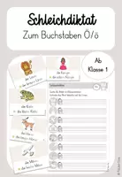 Vorschau - Arbeitsblätter - Schleichdiktat Klasse 1 Buchstabe Ö/ö - Deckblatt