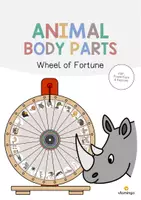 Aperçu - Jeux - Animal Body Parts / Parties du corps des animaux: Vocabulary Wheel of Fortune (Roue de la chance pour le cours d'anglais) - Page de couverture