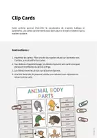 Aperçu - Cartes / Images - CLIP CARDS: Pack XXL de ressources pour les cours d’anglais - Page 2