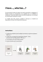 Aperçu - Jeux - I HAVE..., WHO HAS...?: Pack XXL de ressources pour les cours d’anglais - Page 2