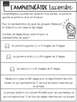 Aperçu - Feuilles d'exercices - Situation déconstruite - Amphithéâtre Lacombe -6 - Page 2