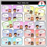 förhandsvisning - Talk English - cards - försättsblad
