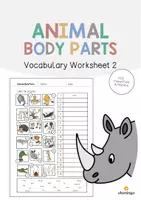 Aperçu - Fiches - Animal Body Parts / Parties du corps des animaux: Vocabulary Worksheet 2 (Fiche d'exercices d'anglais) - Page de couverture