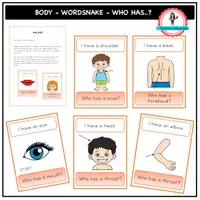 förhandsvisning - Wordsnake - Who has - my body - försättsblad