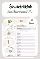 Vorschau - Arbeitsblätter - Schleichdiktat Klasse 1 Buchstabe Ü/ü - Deckblatt