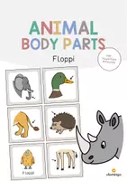 Aperçu - Jeux - Animal Body Parts / Parties du corps des animaux: Floppi (Jeu pour le cours d'anglais) - Page de couverture