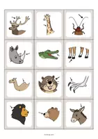 Aperçu - Jeux - Animal Body Parts / Parties du corps des animaux: Floppi (Jeu pour le cours d'anglais) - Page 3