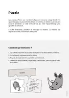 Aperçu - Jeux - Animal Body Parts / Parties du corps des animaux: Puzzle (Puzzle pour le cours d'anglais) - Page 1