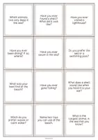 Aperçu - Cartes / Images - In the Sea / Dans la mer: Smalltalk Cards (Cartes de conversation) - Page 3