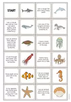 Aperçu - Jeux - In the Sea / Dans la mer: Reading Domino (Jeu pour le cours d'anglais) - Page 2