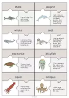 Aperçu - Jeux - In the Sea / Dans la mer: Puzzle (Puzzle pour le cours d'anglais) - Page 2