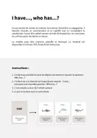 Aperçu - Jeux - In the Sea / Dans la mer: I have..., who has...? (Jeu pour le cours d'anglais) - Page 1
