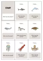 Aperçu - Jeux - In the Sea / Dans la mer: I have..., who has...? (Jeu pour le cours d'anglais) - Page 2