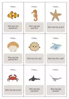 Aperçu - Jeux - In the Sea / Dans la mer: I have..., who has...? (Jeu pour le cours d'anglais) - Page 3