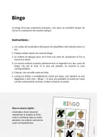 Aperçu - Jeux - Forest / Forêt: Bingo (Jeu pour le cours d'anglais) - Page 1