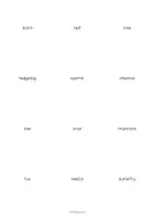 Aperçu - Fiches - Forest / Forêt: Vocabulary Cards (Cartes de mots) - Page 3