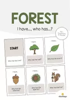 Aperçu - Jeux - FOREST: Pack XXL de ressources pour les cours d’anglais (Forêt) - Page 1