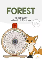 Aperçu - Jeux - Forest / Forêt: Vocabulary Wheel of Fortune (Roue de la chance pour le cours d'anglais) - Page de couverture
