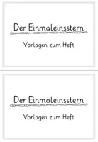 Vorschau - Arbeitsblätter - Einmaleins mit der Einmaleinsuhr / dem Einmaleinsstern - Seite 3