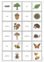 Aperçu - Jeux - Forest / Forêt: Domino (Jeu pour le cours d'anglais) - Page 2